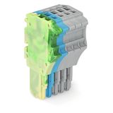 1-conductor female connector Push-in CAGE CLAMP® 1.5 mm² green-yellow/