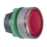 KOP VERL. DRUKKNOP P-LED ROOD