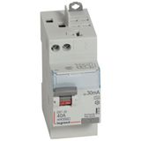 Differential switch DX³-ID screw top inlet and automatic top outlet - 2P 230V~ 40A typeA 30mA - 2 modules