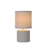 GREASBY Table Lamp E14 H26cm Grey