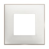 CLASSIA - COVER PLATE 2P WHITE SATIN