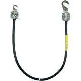 Earth conductor 16mm² / L 1.5m black w. 1 cable lug (B) M8/M10 a. (A) 