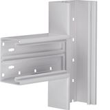 T-piece of base profile for BR 68x100mm lid 80mm in light grey