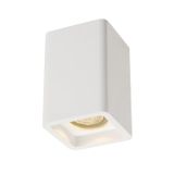 PLASTRA CL-1 ceiling light, GU10, max35W, ang, white plaster