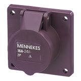 Mennekes Panel mounted recept., 16A3p0h, IP44 1657