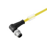 Sensor-actuator Cable (assembled), One end without connector, M12, Num