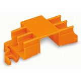 Mounting carrier for 6 connectors 243 Series orange