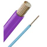 Halogenfree Single Core Wire H07Z-U 1,5 violet, single core