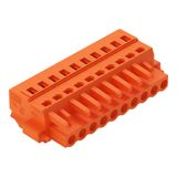 1-conductor female connector CAGE CLAMP® 2.5 mm² orange