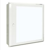 Flush-mounted version 3x24MW + glazed door