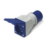 ADAPTOR FROM IEC309 TO GERMAN ST. W/FLAP