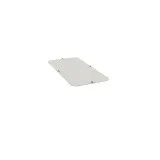 Cable pass plate with precuts, quadro evo, 900x400 mm