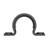 BGH-23 CONDUIT CLAMP 2SCREW PA6 NW23 BLK