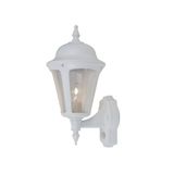 Latina E27 Wall Lantern PIR White