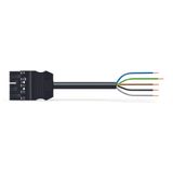 pre-assembled connecting cable;Eca;Plug/open-ended;black