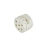 contact insert (circular connector), Plug-in connector, Pin, 6-pole, C