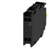 Contact module with 1 contact element, 1 NC, Contact for installation monitoring,  3SU1400-1AA10-3HA0-Z X90