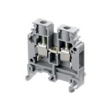 M6/8,2, TERMINAL BLOCK, SCREW CLAMP, 8MM SPACING, FEED THROUGH, 8 AWG, GREY