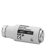 DIAZED fuse link 690 V for cable and line protection Operating class gG Size DIII, E33, 63A