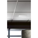 Slim flush mounting frame URA ONE - for false ceiling/dry partition - white