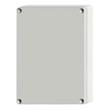Enclosure ABS, grey cover, 201x163x98 mm, RAL7035