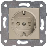 Novella-Trenda Bronze (Quick Connection) Child Protected Earthed Socket