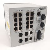 Switch, Ethernet, 16 Fast Ethernet Ports, 2 Gigabit Combo Ports, Full Software