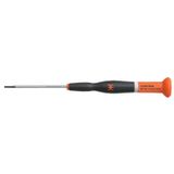 Slotted screwdriver, Blade thickness (A): 0.4 mm, Blade width (B): 2 m
