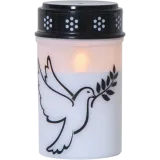 LED Memorial Candle Dove