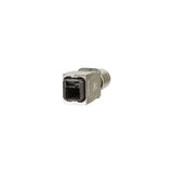 E-DAT Industry IP67 V14 plug housing for RJ45 unequipped