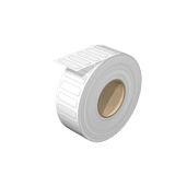 Device marking, halogen-free, Self-adhesive, 27 mm, Polyester, white