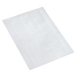Marker card as a DIN A4 sheet plain white