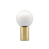 Brass Gold Metal & Gradient White Glass LED E27 1x12 Watt 230 Volt IP20 Bulb Excluded Cable Length: 190 cm D: 20 H: 35.5 cm