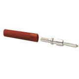 INSULATING SLEEVE FOR TEST PLUG METALIC PART NSYTRAAM1, RED
