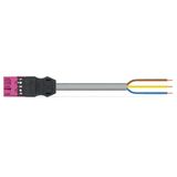 pre-assembled connecting cable B2ca Plug/open-ended pink
