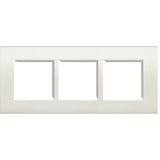 LL - COVER PLATE 2X3P 57MM WHITE