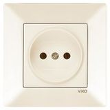Karre-Meridian Beige (Quick Connection) Socket + Button/Cover