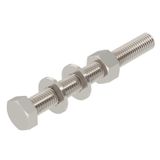 SKS 12x110 A2 Hexagonal screw with nut and washers M12x110
