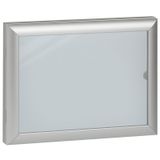 Hinged glass door - for cabinets - IP54 - width 500 x height 500 mm