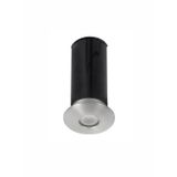 Satin Nickel Aluminium LED 1 Watt 104,8Lm 3000K 3 Volt 50Hz IP67 D: 3.7 H: 5.3 cm Cut Out: 3.2 cm Cable Lenght 1.80m Connect it with driver 9020170