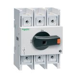 SCHAKELAAR 3 POLIG OP DIN RAIL 125A