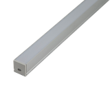 2m Surface Mounted Profile 20x20mm IP20 Silver