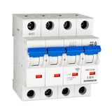 Miniature Circuit Breaker (MCB) C, 32A, 4-pole, 40ø C, 10kA