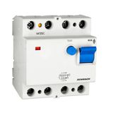 Residual current circuit breaker 63A, 4-pole, 100mA,type AC