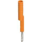 TEST ADAPTER FOR 4MM SAFETY TEST PLUG, LOCKABLE YELLOW FOR NSYTRV62TT