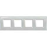 LL - cover plate 2x4P 71mm cold grey
