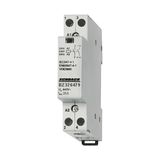 Modular contactor 25A, 1 NO + 1 NC, 230VAC, 1MW
