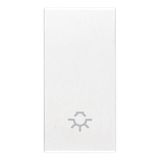 Button 1M light symbol white