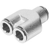 NPQM-Y-Q10-Q8-P10 Push-in Y-connector