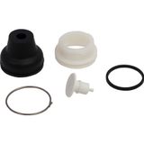 Harmony XAC, Push button head, plastic, white, booted, operating travel 16 mm, -25…+ 70 °C